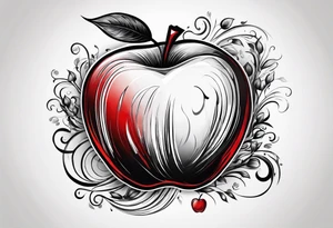 Red Apple represents my nickname tattoo idea