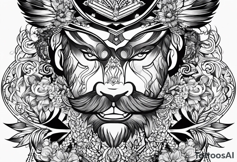 Loard Bramha tattoo idea
