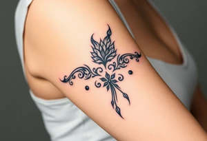 Quotes, paintbrushes, Gladiolus tattoo idea
