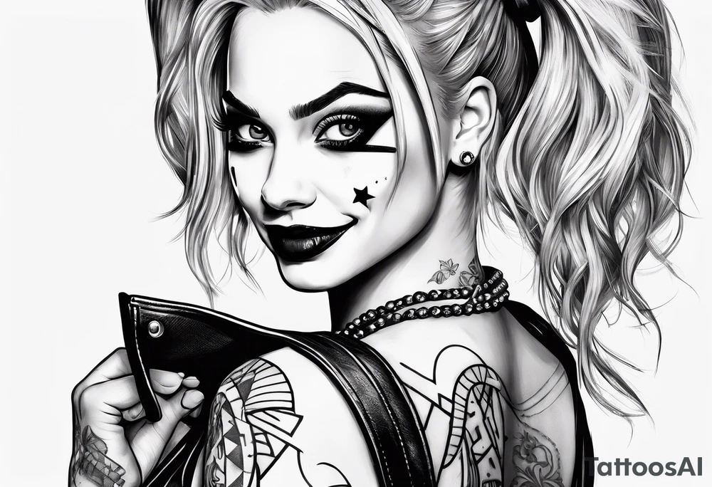 Harley Quinn tattoo idea