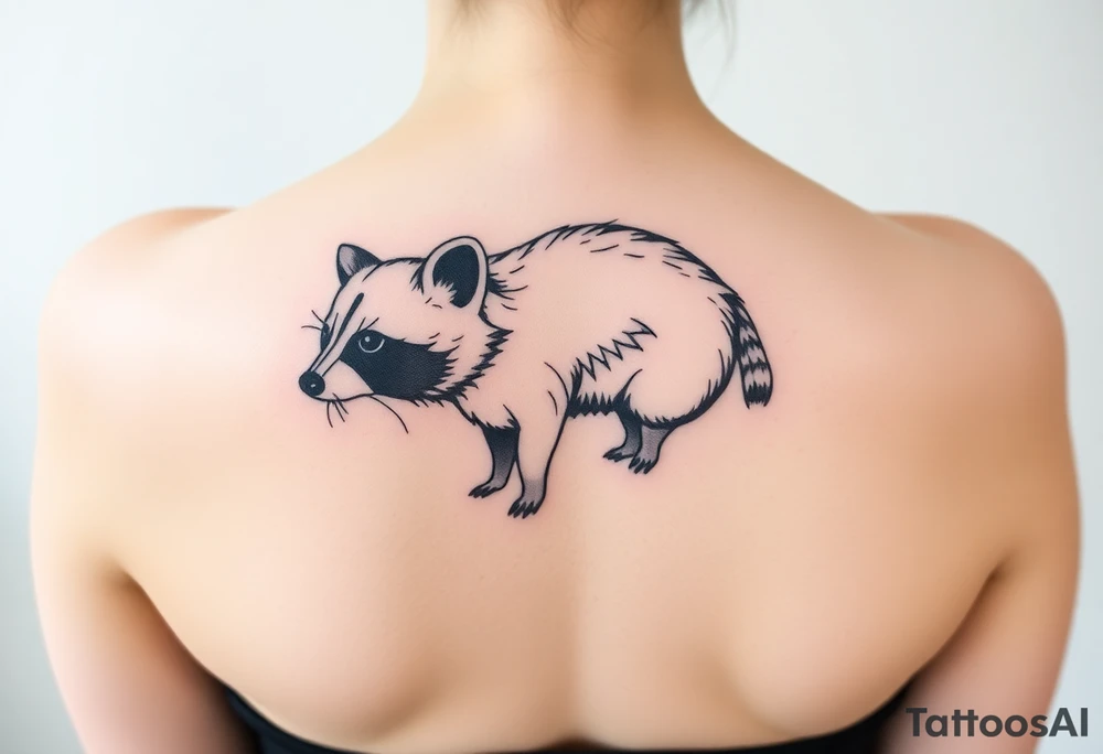 Racoon tattoo idea