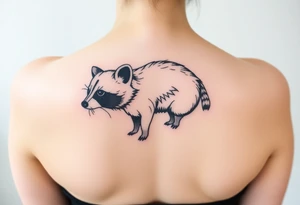 Racoon tattoo idea