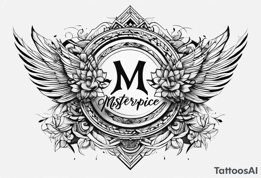 Minimalistic script tattoo idea