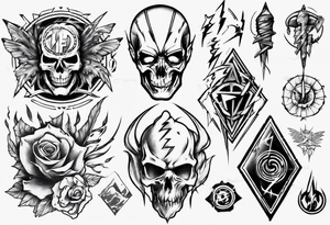 flash art tattoo idea