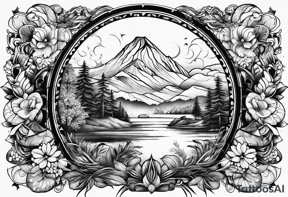 Travel tattoo idea