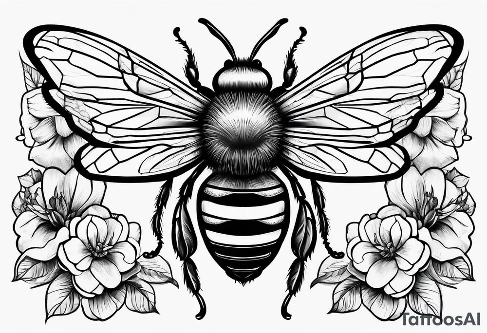Bee home tattoo idea