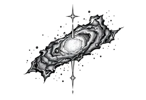 Galaxy living within one's own mind. I am. 1 is all and all is 1. Since the beginning of time untill the end of time I will remain. tattoo idea