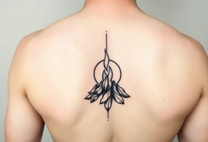 Surviving to living, ashes, flame, sunrise tattoo idea