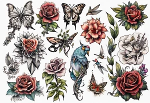 garden tattoo idea