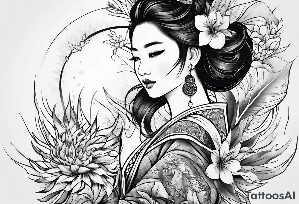 Traditional Vietnamese tattoo idea