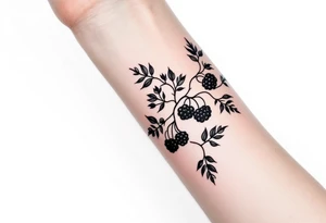 Blackberry vine to Arab around an arm tattoo idea
