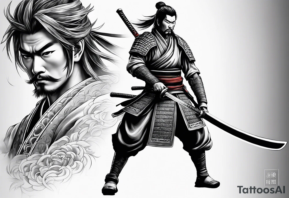Samurai sword's tattoo idea