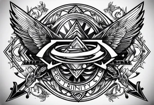 trinity know
arrow
family names tattoo idea