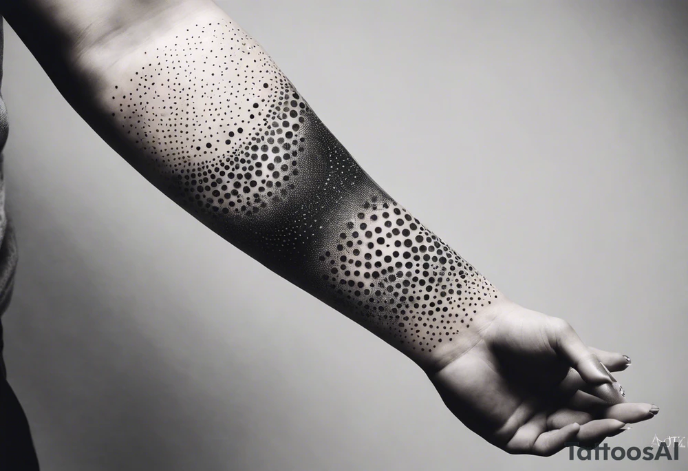 broken skeletal arm tattoo idea