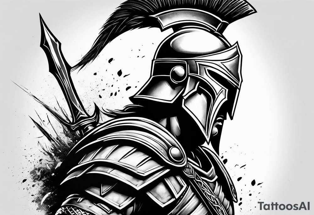 Spartan Warrior tattoo idea