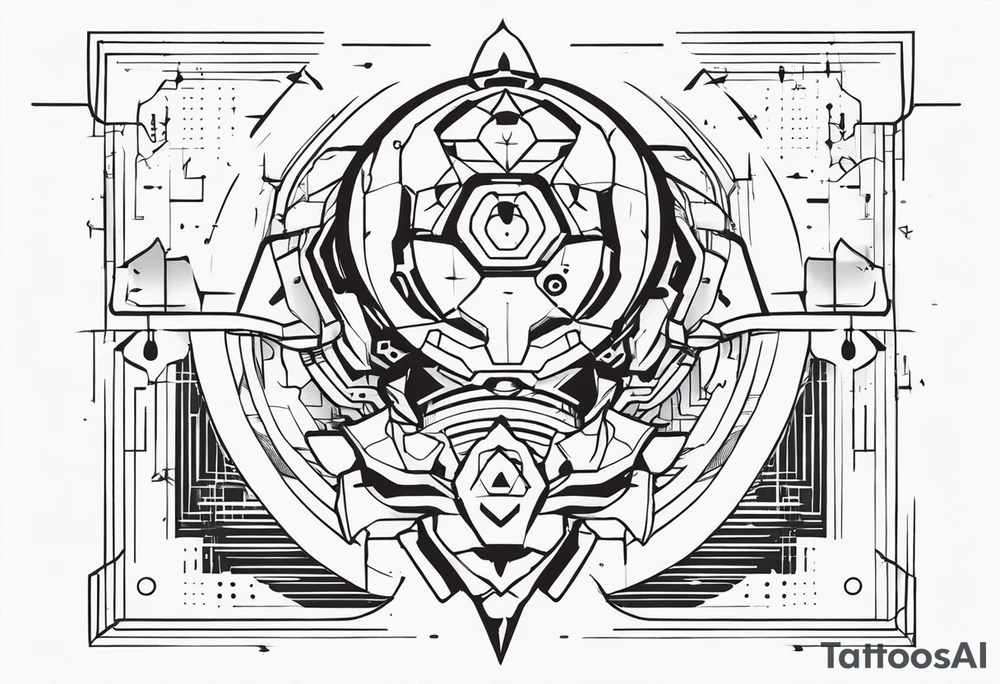 AI Tech tattoo idea