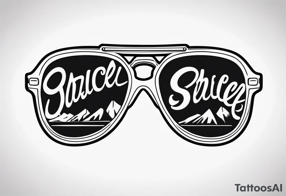 sunglasses Officer tattoo idea