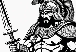 Sparta warrior tattoo idea