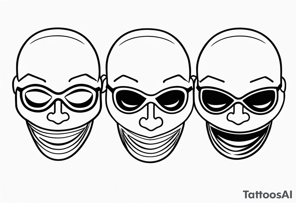 SEE NO EVIL EMOJI tattoo idea