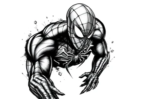 spiderman tattoo idea