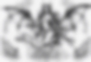 Fairy riding on a giant bat tattoo idea
