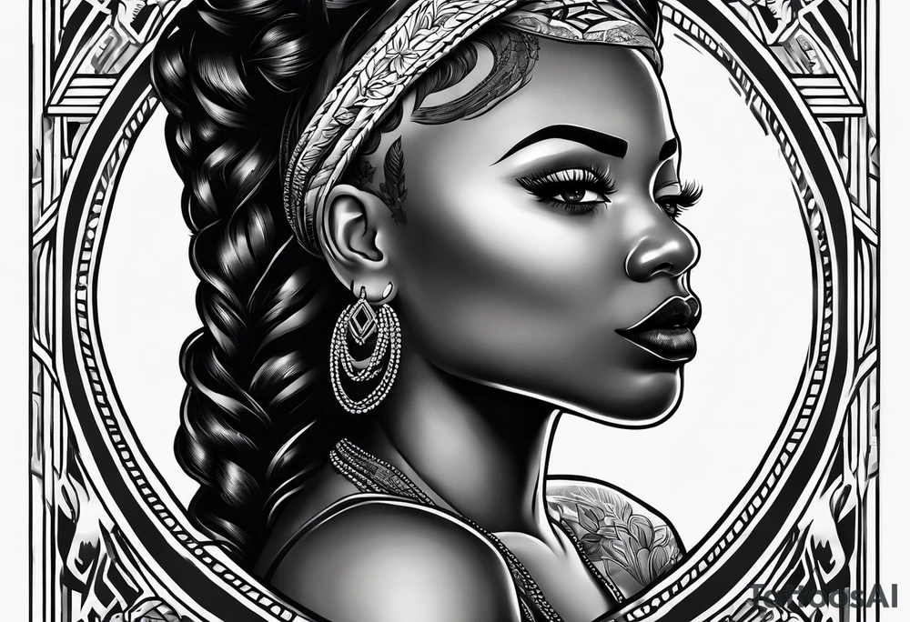 black lives matter tattoo on a picket sign tattoo idea