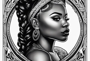 black lives matter tattoo on a picket sign tattoo idea