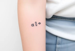 Powerful mental health  symbolism of play, pause, stop rewind tattoo idea