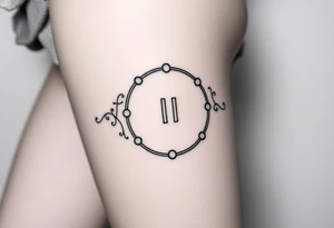 Rewind symbol include the play pause and stop inside the circle tattoo idea