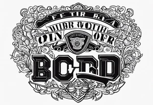 Officer B.D. tattoo idea