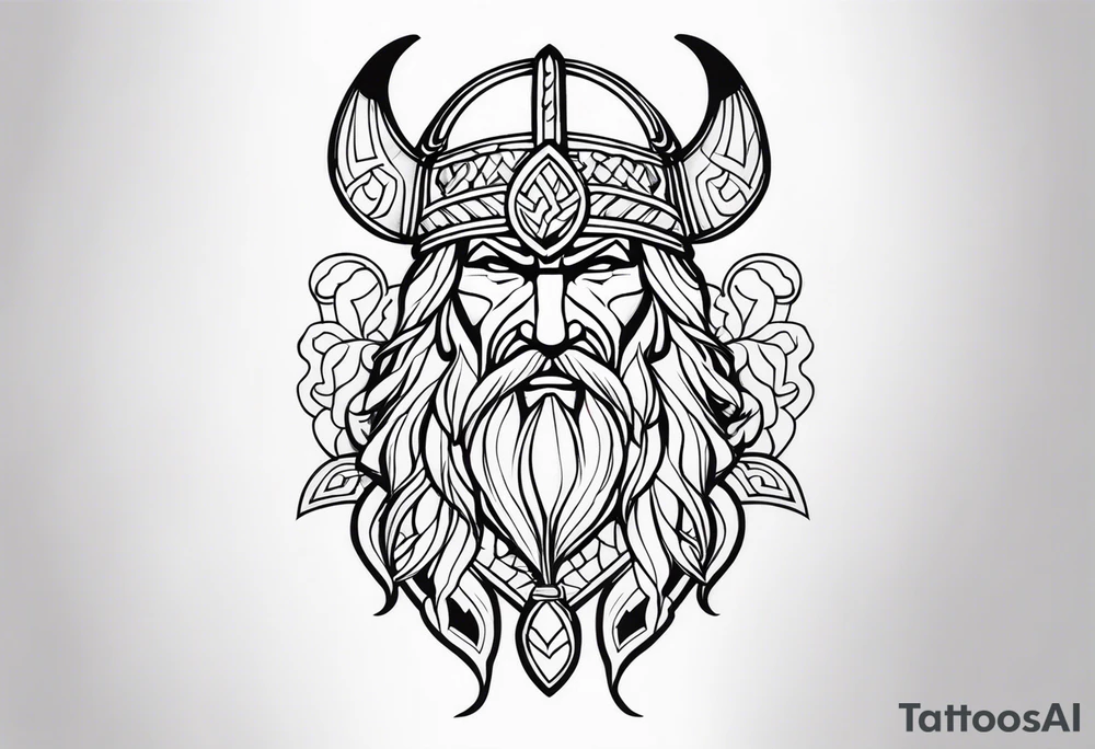 Viking tattoo idea