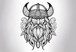 Viking tattoo idea