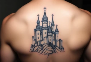 Midevieal castles tattoo idea