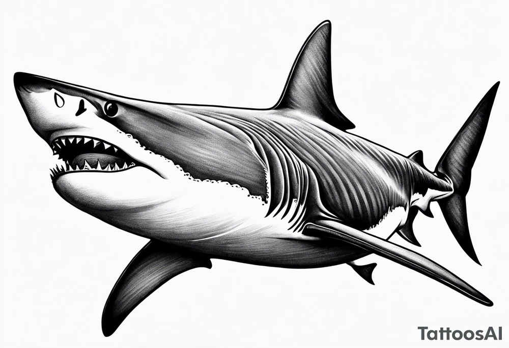 Shark tattoo idea