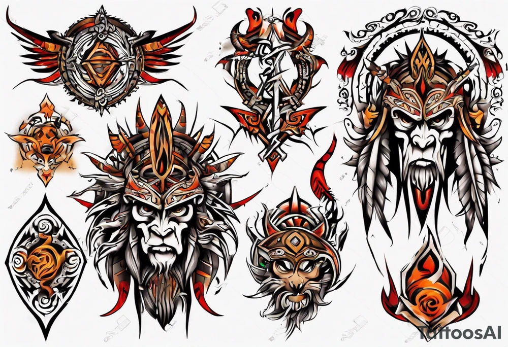 2 sons tattoo idea