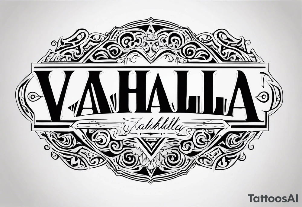 Valhalla tattoo idea