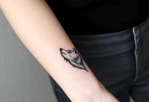 Wolf tattoo idea