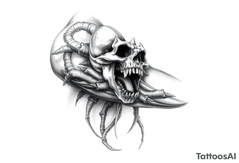 death with its broken sting tattoo idea