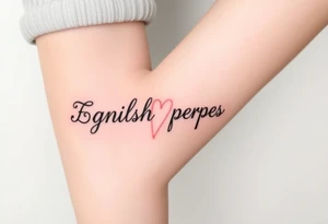 English ambigram phrases tattoo idea