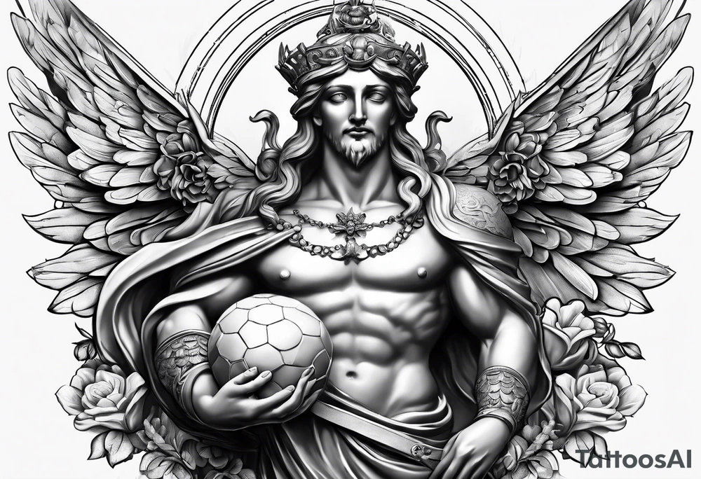 Beetender Engel statue tattoo idea