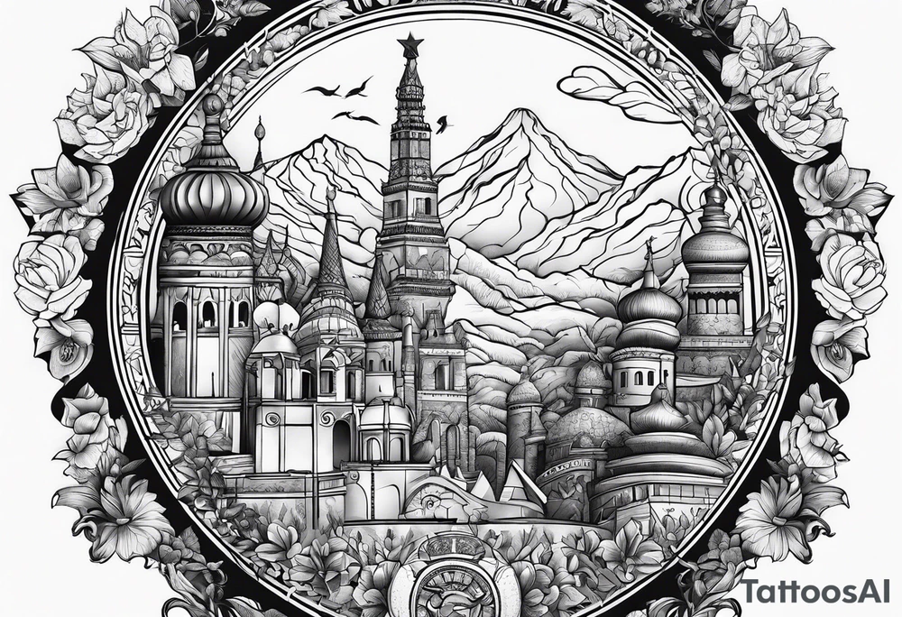 world traveler tattoo idea