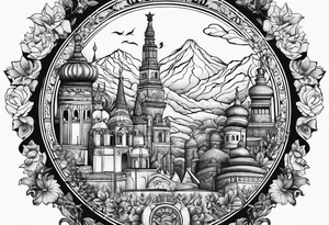 world traveler tattoo idea