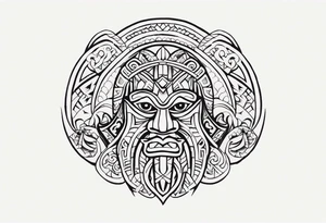 Polynesian maui hook tattoo tattoo idea