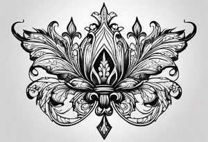 Fleur de lis tattoo idea