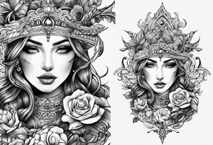 a line with no color inside with a M, A and P with number 13, 10 and 20 tattoo idea