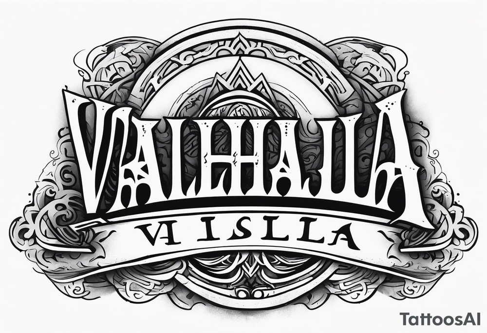 Valhalla mist tattoo idea