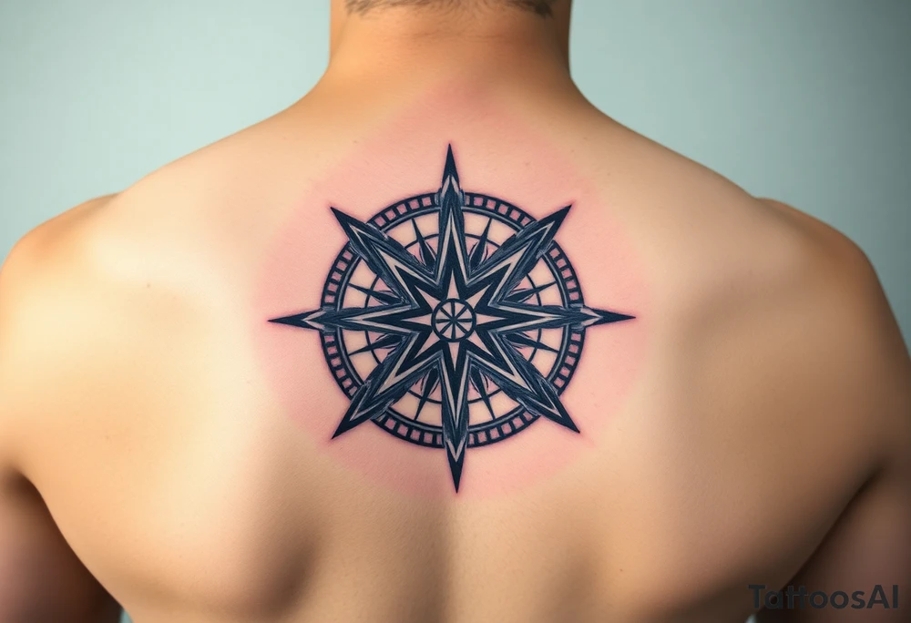 compass tattoo idea