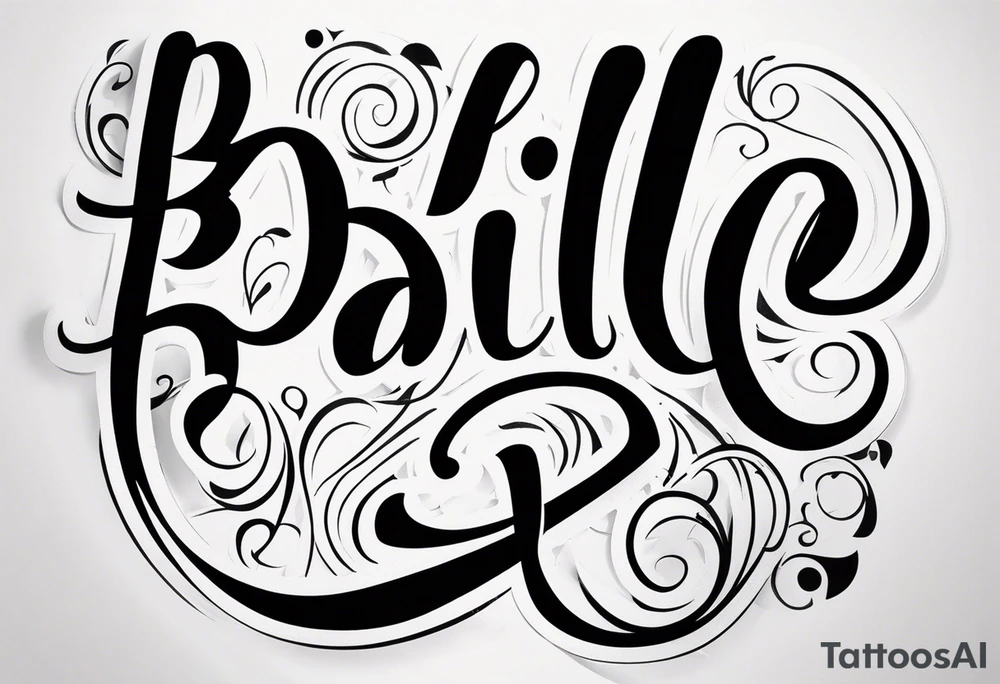 Bailee tattoo idea