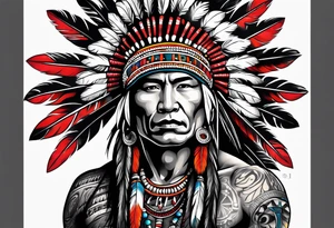 Cherokee Indian for male tattoo idea