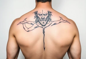 vitruvian man tattoo idea